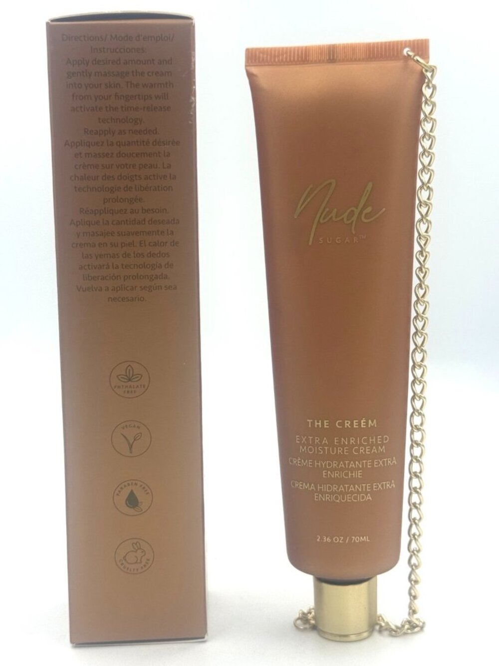 NUDE SUGAR TONI BRAXTON The Creém Extra Enriched Moisture Cream 2.36 oz
